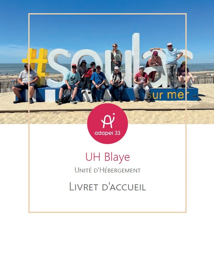 Livret d'accueil UH Blaye
