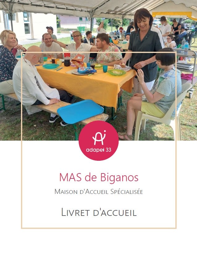 Livret d'accueil MAS Biganos