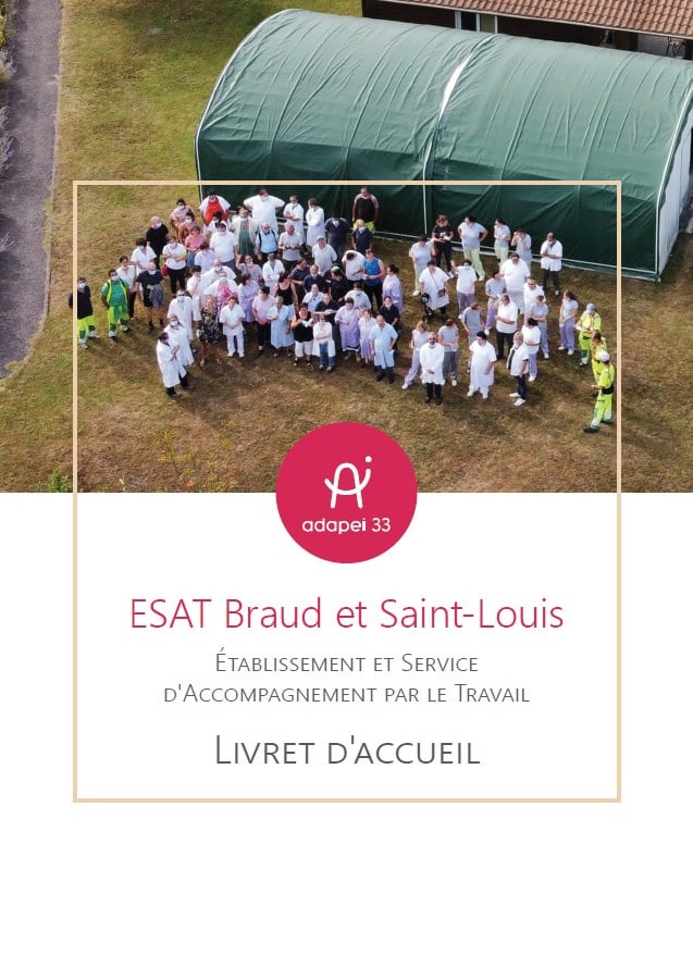 Livret d'accueil ESAT Braud et Saint-Louis