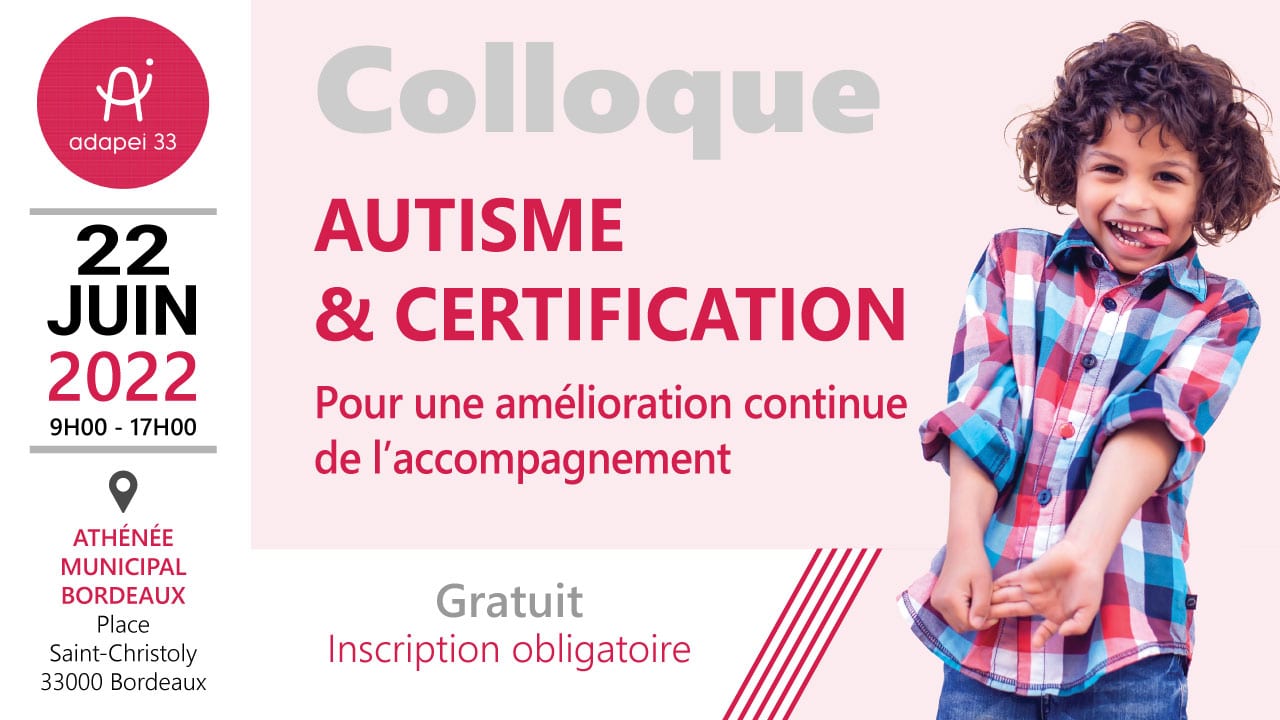 COLLOQUE Autisme & certification