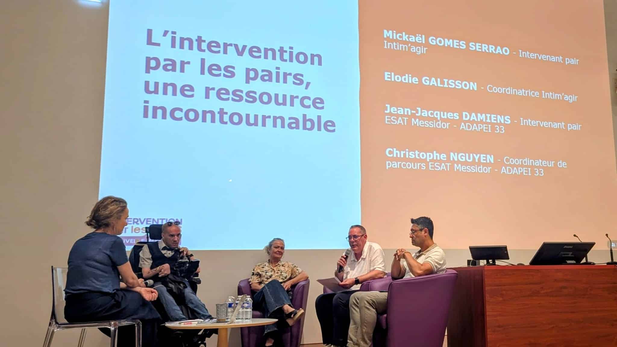 L’Adapei 33 à la journée Régionale de l’Intervention par les pairs NA