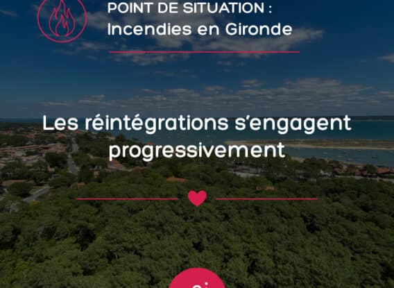 Incendies en Gironde : les retours s’engagent progressivement